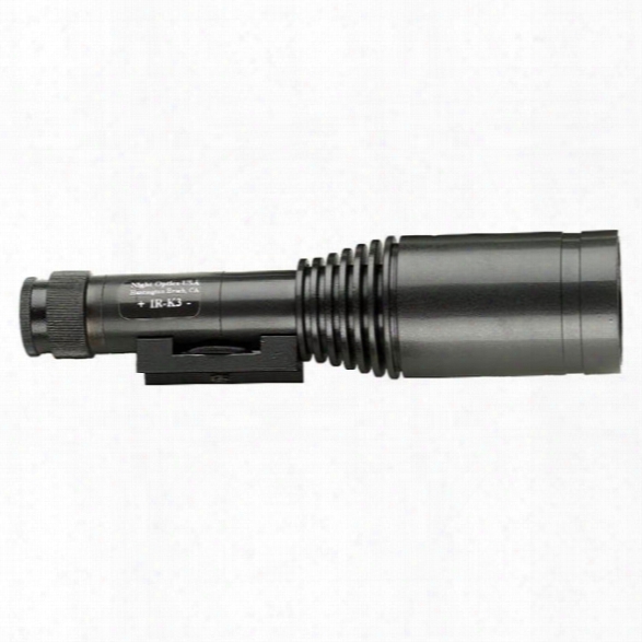 Night Optics Ir-k3 Extra Long-range Ir Illuminator, 805nm, 350mw - Male - Included