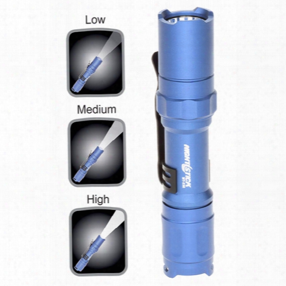 Nightstick Mini-tac Pr Oemt Aluminum Flashlight, 3.6-60 Luens, 1aa, Blue - Blue - Male - Included