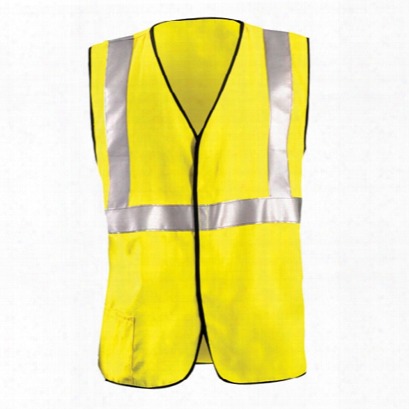 Occunomix Class 2 Classic Flame Resistant Hrc2 Solid Vest, Yellow, 2x-large - Yellow - Unisex - Included