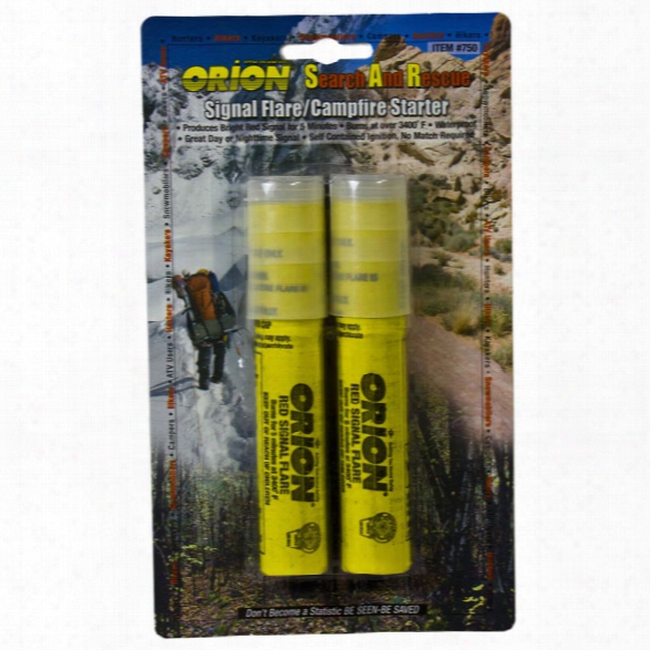 Orion Safety Signal Flare/fire Starter - Case Of (4) 2-packs - Unisex - Included