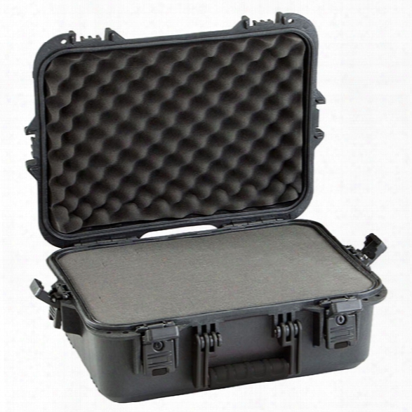 Plano Tactical All Weather Pistol/accessory Case, Black Latches/ Handle, X-large - Black - Male - Included