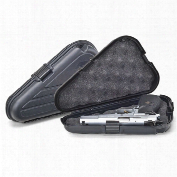 Plano Tactical Hard Pistol Case, Small Frame, Black - Black - Male - Included