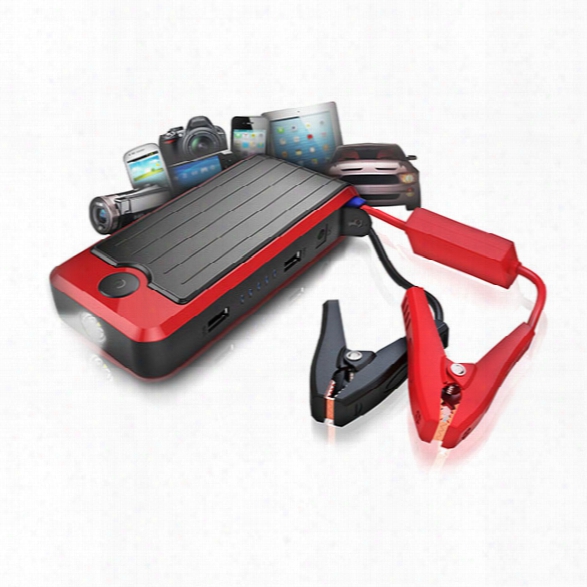 Powerall Deluxe 12v 400a Jump Starter 12,000mah Power Bank - Male - Included