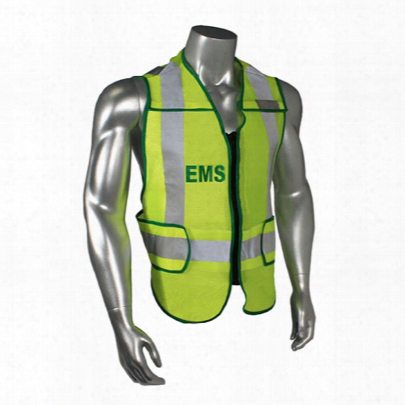 Radians Class 2 Zip-n-rip 3m Scotchlite Vest, Ems, Hi-viz Green W/green Trim, Jumbo - Green - Unisex - Included