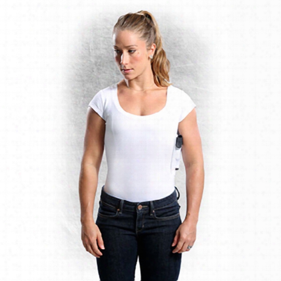 Ridge Outdoors Women's Packin' Tee Scoop Neck, White, Large - White - Female - Included