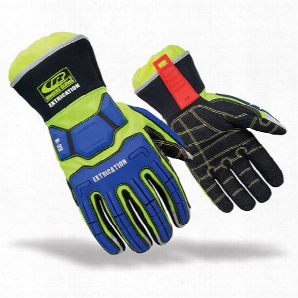 Ringers Gloves R-33 Extrication Hybrid Glove, Hi-vis, 2x-large - Unisex - Included