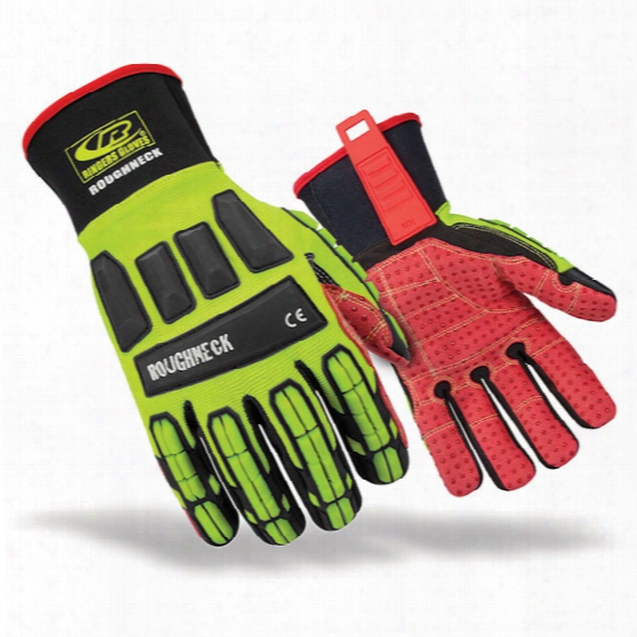 Ringers Gloves Roughneck Tefloc Glove, Hi-vis, 2x-large - Hivis - Male - Included