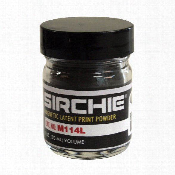 Sirchie Magnetic Latent Print Powder, 1 Oz., Black - Black - Male - Included