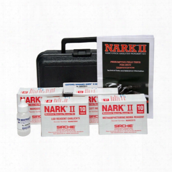 Sirchie Nark Ii Customs 50-test Kit Plus Neutralizer Test, 01 04 07 10 15 - Unisex - Included