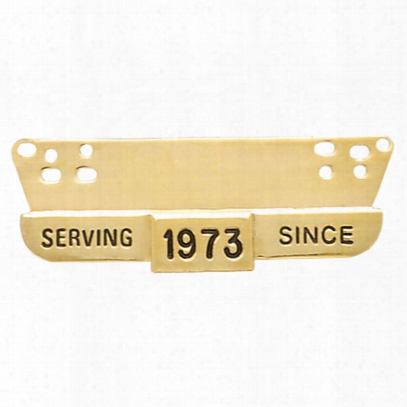 Smith & Warren Serving Since Hanger Bar, Gold - Gold - Male - Included