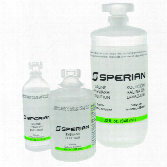 Sperian Replacement Eyewash Bottle, 4-oz. - Male - Included