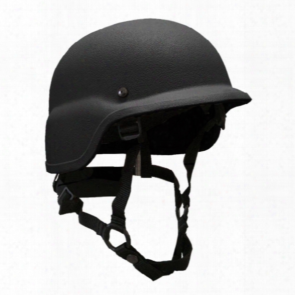 United Shield Pasgt Level Iiia Helmet, Black, Large - Black - Male - Excluded