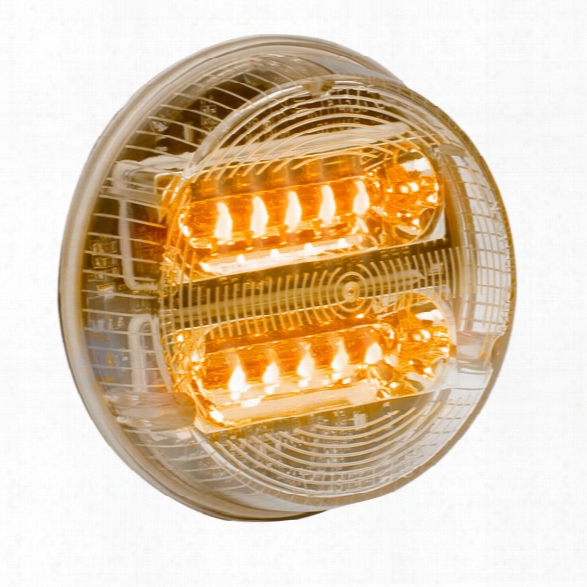 Whelen 3.5" Round Super-led&reg; Lightheads W/ Synchronize Feature, Amber Warning - Clear - Unisex - Excluded