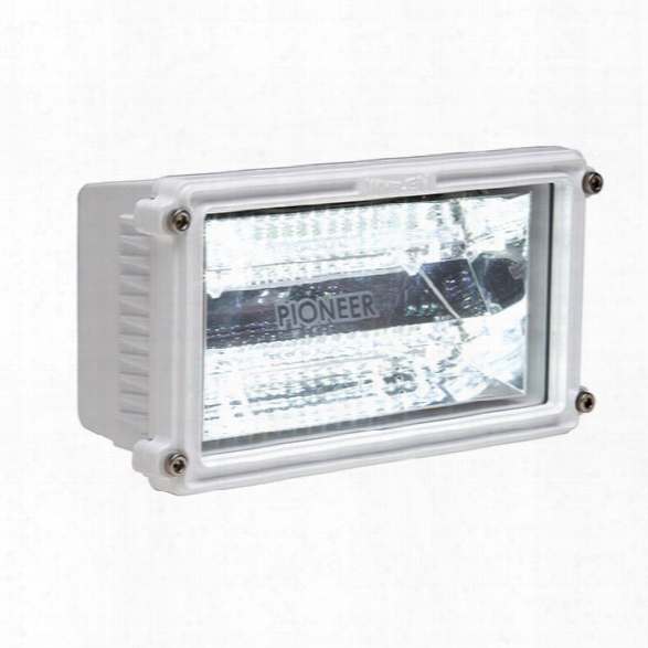 Whelen Pioneer&trade; Series Single Panel Floodlight, White Housing - White - Male - Excluded