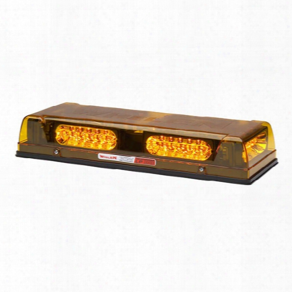 Whelen Responder&reg; Lp Series Mini Lightbar W/ Six Lin6&trade; Super-led&reg; Modules, Permanent Mount, Amber  Unisex - Excluded