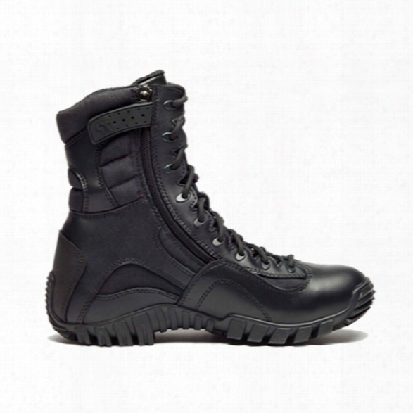 Belleville 8" Kyber Lightweight Side-zip High Performance Tactical Boot Black 10.5 Reg - Black - Male - Included