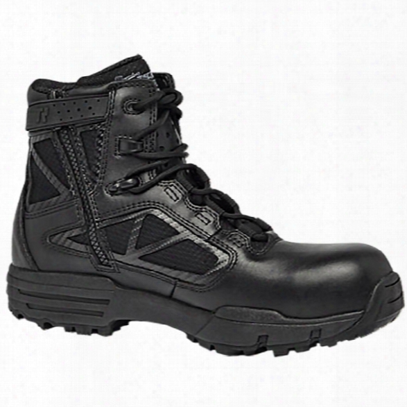 Belleville Tr Chrome 8" Waterproof Sidezip Composite Toe, Black, 10.5m - Metallic - Male - Included