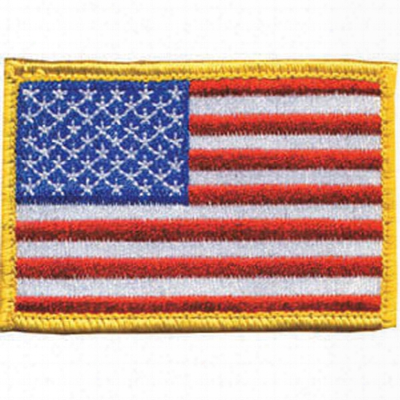 Blackhawk 2" X 3" Patch W/ Hook-and-loop & American Flag, Red/white/blue - Green - Male - Included