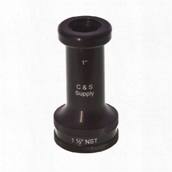 C&s Supply 1.5" Straight Bore Nozzles, 1" Exit, 1.5" Rigid Base - Unisex - Included