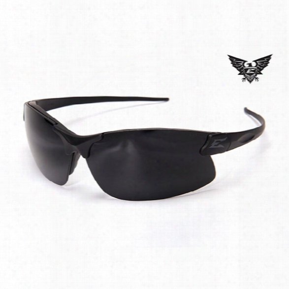 Edge Eyewear Sharp Edge Thin Temple Tactical Eyewear, Black With G-15 Lens - Clear - Unisex - Included