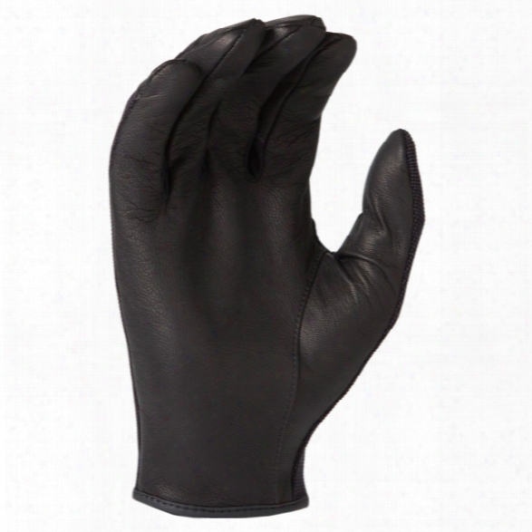 Hwi Tactical & Duty Design Unlined Spandex Knit & Goatskin Leather Duty Glove Black 2xlarge - Black - Unisex - Included