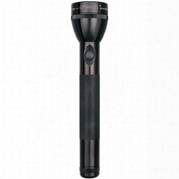 Mag-lite Incandescent 3-cell C Flashlight, Black - Black - Male - Included