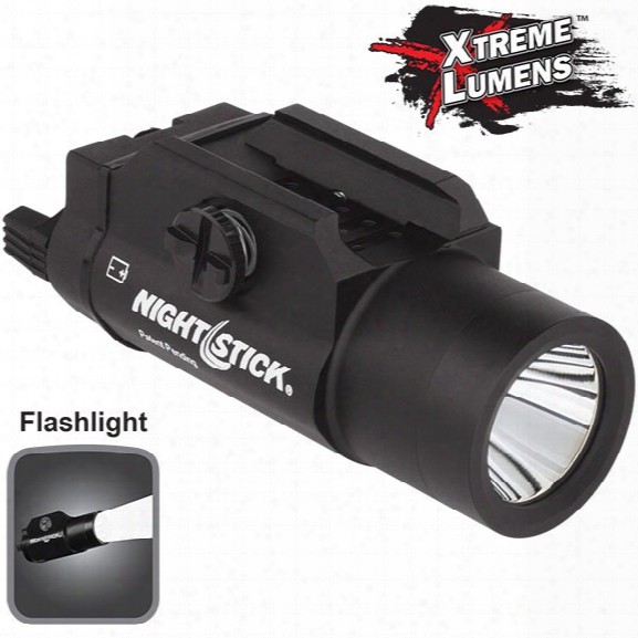 Nightstick Xtreme Lumens Tactical Weapon Mounted Light, 850 - Black - Male - Included