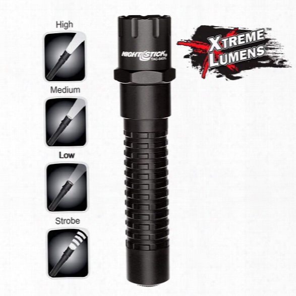 Nightstick Xtreme Lumens&trade; Metal Multi-function Tactical Flashlight - Black - Male - Included