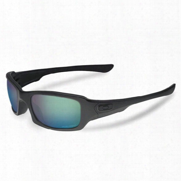 Oakley Fives Squared - Matte Black / Prizm Maritime Polarized - Blue - Male - Included