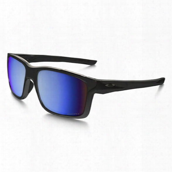 Oakley Mainlink, Polished Black, Prizm Deep Water Polarized Lenses - Black - Male - Included