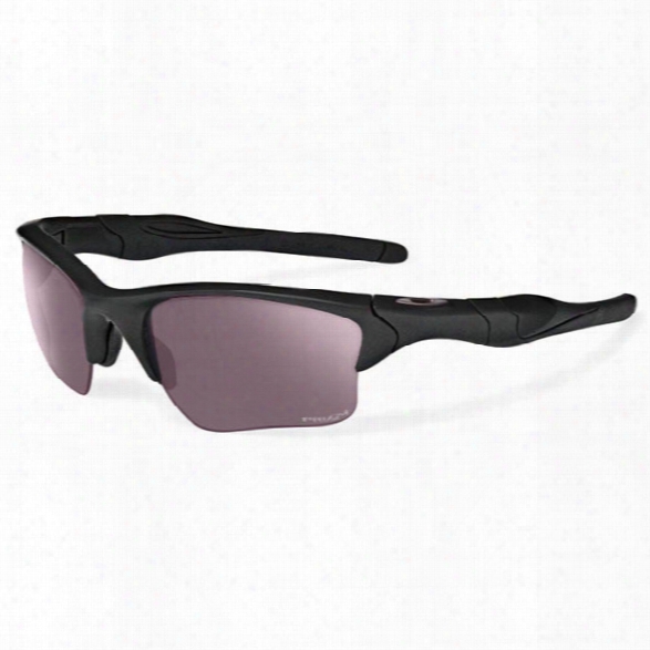 Oakley Prizm Half Jacket, Matte Black / Tr 22 - Blue - Male - Included