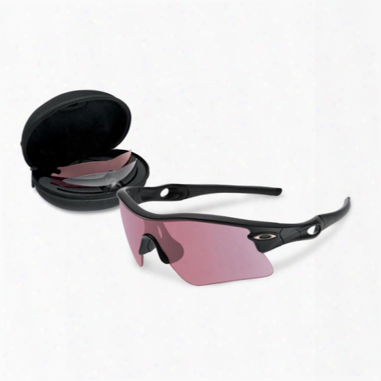 Oakley Radar Range , Array - Matte Black / Clear, Tr 22 & Tr45 - Blue - Male - Included