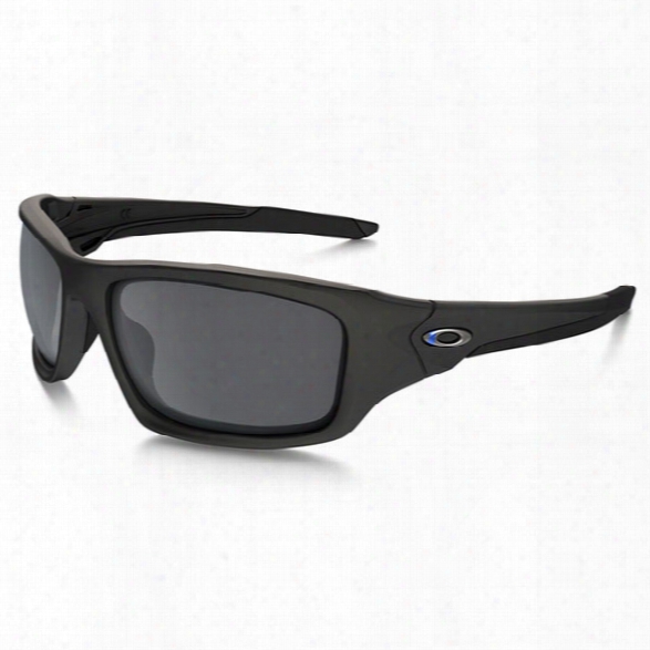 Oakley Si Valve Thin Blue Line, Blue-black / Black Iridium - Blue - Female - Included