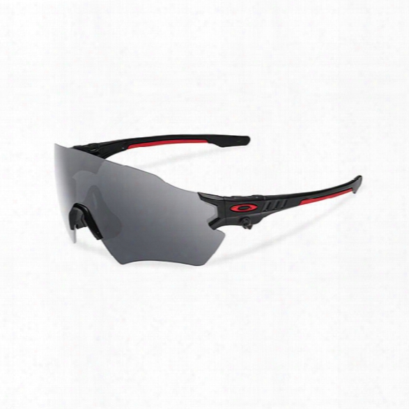 Oakley Tombstone, Matte Black, Reap (large), Black Iridium - Blue - Male - Included