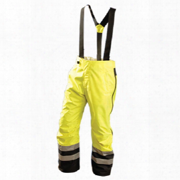 Occunomix Class E Speed Collection Premium Rain Pants, Yellow, 2x-large - Black - Male - Included