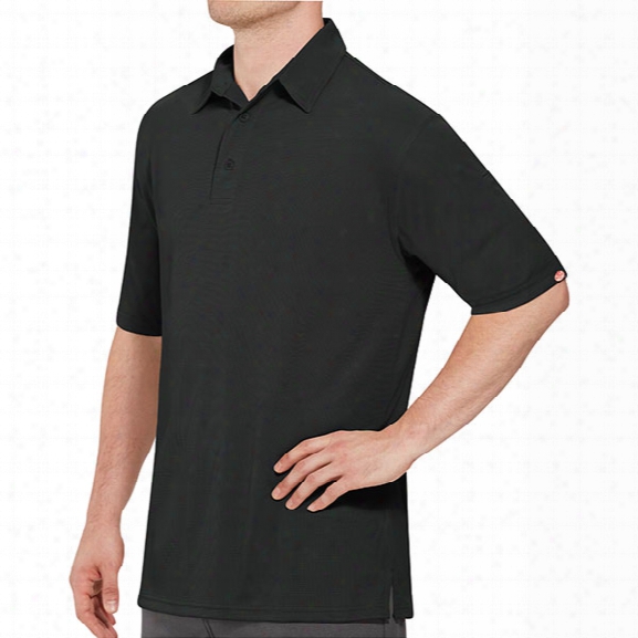 Red Kap Male Professional Polo, Black, 2x - Red - Male - Included