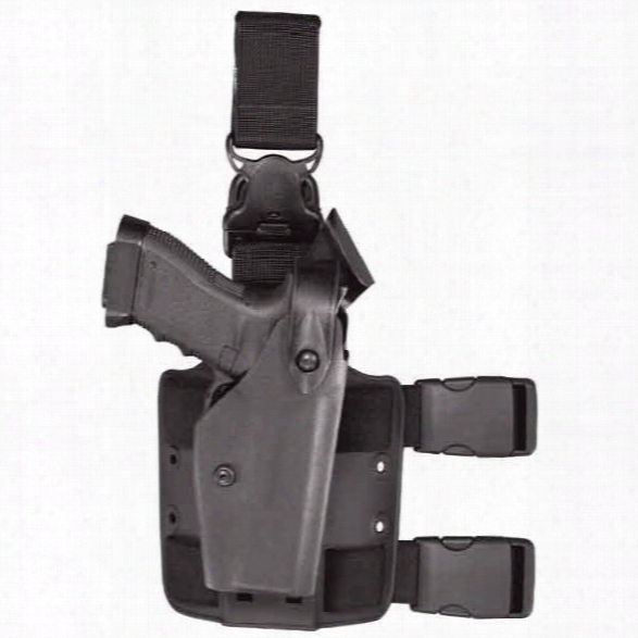 Safariland 6005 Tactical Holster With Quick Release Leg Harness And Detachable Buckle, Black, Glock 19 23, Right-handed - Black - Unisex - Included