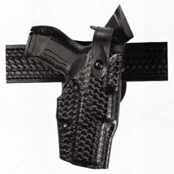 Safariland 6360 Als Mid-ride Level Iii Duty Holster, Stx Plain Black, Rh, Springfield Xd 9mm .40 .45 4 Bbl - Black - Unisex - Included