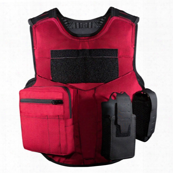 Safariland Body Armor V1 Firearms Instrjctor Carrier, Advanced Webless System, Red (spec Size) - Red - Male - Included