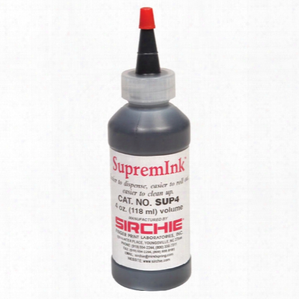 Sirchie Fingerprint Ink, 4 Oz. - Unisex - Included