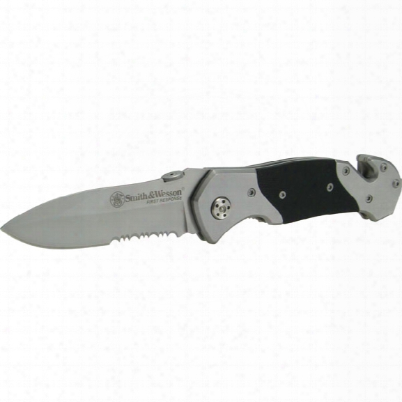 Smith & Wesson First Response Knife W/ Stainless Serrated Edge - Unisex - Included