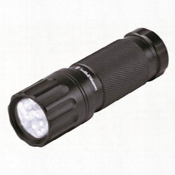 Smith & Wesson Flashlight, Galaxy 9 Led, 3-aaa, Black - White - Unisex - Included