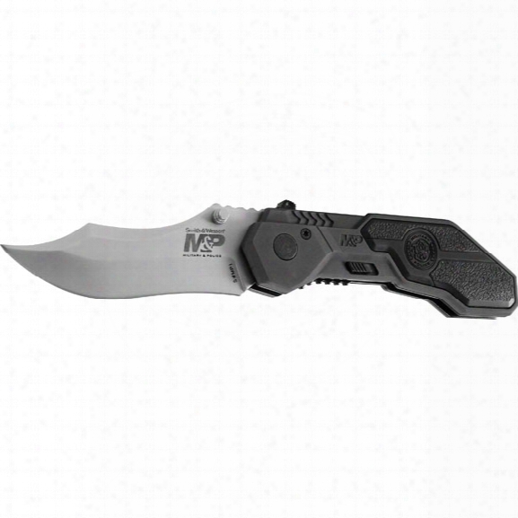 Smith & Wesson M&p (military/police) Magic Knife, Blck Fine Edge - Black - Unisex - Included