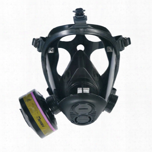 Sperian Survivair Opti-fit Tactical Gas Mask, Small - Clear - Male - Included