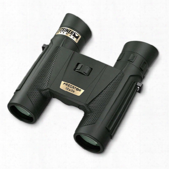 Steiner Predatod 10x26 Hunting Binocular-  Black - Male - Included