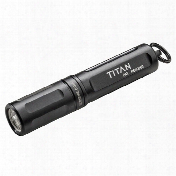 Surefire Titan Ultra-compact Dual-output Led, 125 Lu, (1)aaa, Black - Black - Male - Included