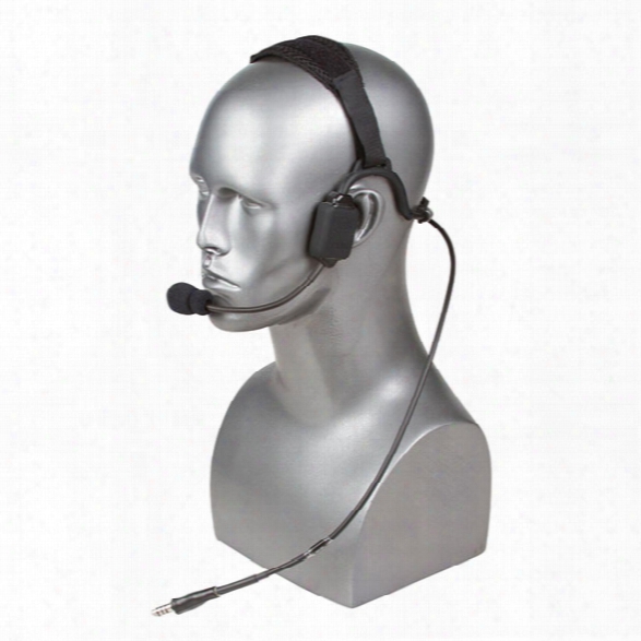 Tci Tabc Iii Headset, Single Comm, Bth, Left Mic, Black, For Motorola Xts Series - Black - Male - Included