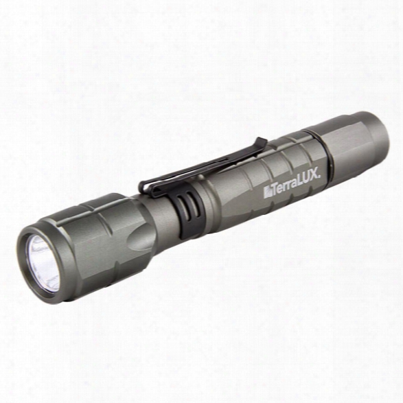 Terralux Lightstar 300, Hi 300/ Lo 100 Lumens, Led, 2 Aa, Titanium Grey - Grey - Male - Included