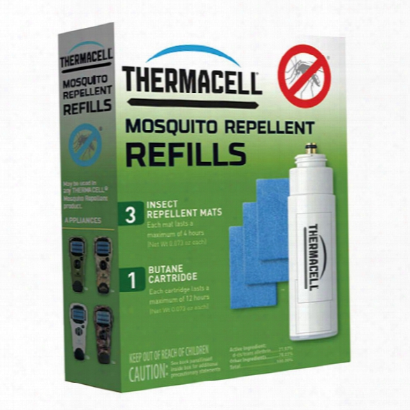 Thermacell Mosquito Repellent, Refill, 12 Hours - Unisex - Included