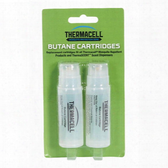 Thermacell Mosquito Repellent, Two Butane Refill Pack, 24 Hours - Tan - Unisex - Included